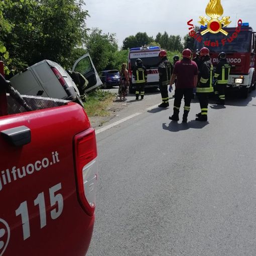 Incidente a Romagnano Sesia