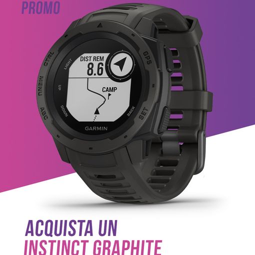 Voglia di praticare sport all'aria aperta? Con gli orologi Garmin puoi misurare le tue prestazioni
