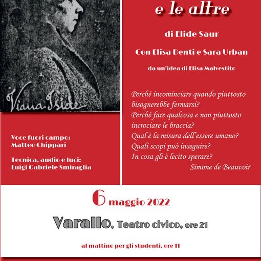 Varallo: Spettacolo teatrale &quot;Iside e le altre&quot;