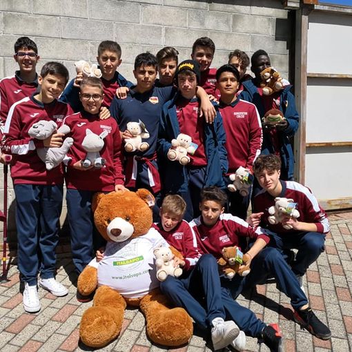 Il Teddy Bear day allo stadio è stato un successo