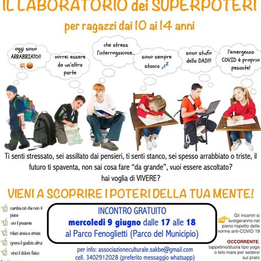 Quarona: Arriva il laboratorio dei super poteri