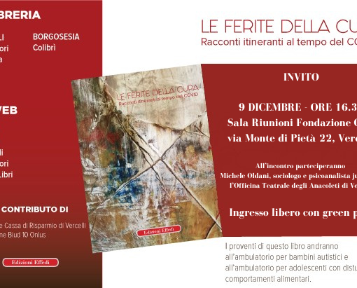 Vercelli, giovedì 9 dicembre la presentazione del volume redatto dagli psicologi dell'Asl