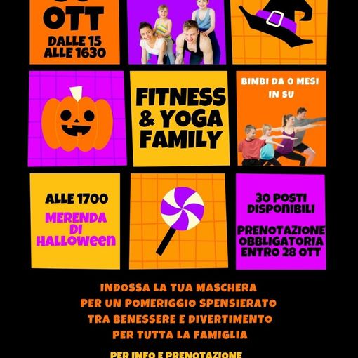 FITNESS &amp; YOGA FAMILY: Halloween tra benessere e divertimento a Borgosesia