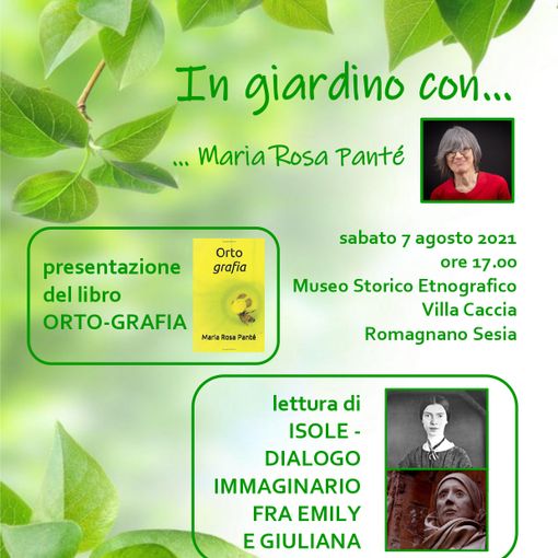 evento Maria Rosa Panté Romagnano 2021