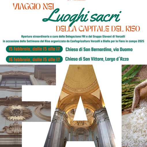 Delegazione Fai Vercelli: nuovi appuntamenti
