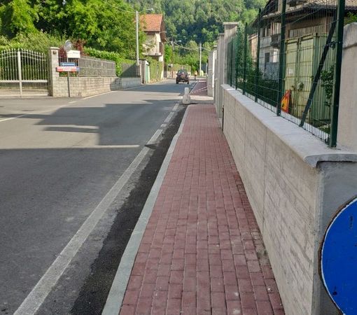 Lavori a Crevacuore: Quasi ultimato il marciapiede di via Garibaldi, poi toccherà a via Noche