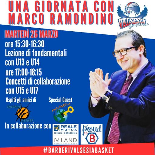 Barberi Valsesia Basket con Marco Ramondino: coach of the Year 2023 - Grafica di Khristina Fanchini.
