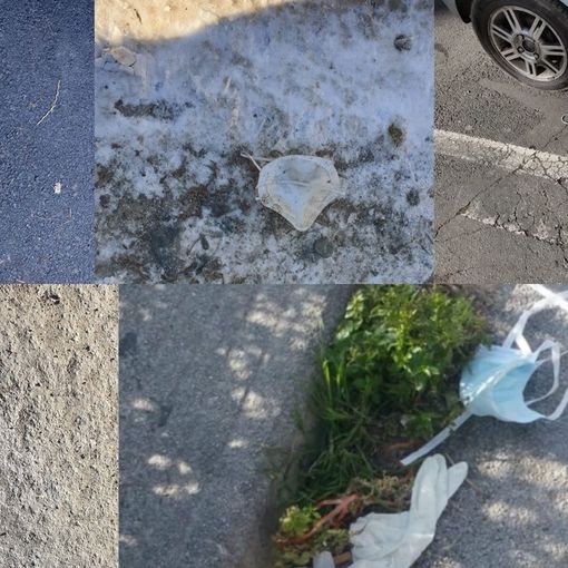 Abbandono delle mascherine, un richiamo al senso civico per non deturpare la Valle