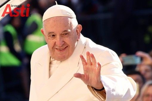 Fiaccola di Torino 2025: a Roma la benedizione di Papa francesco (foto Efrem Zanchettin).