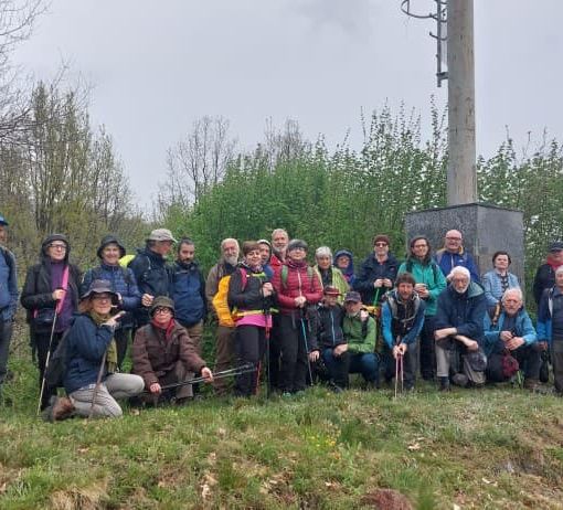 Il maltempo non spaventa, a Grignasco quasi 50 persone per la camminata partigiana FOTO