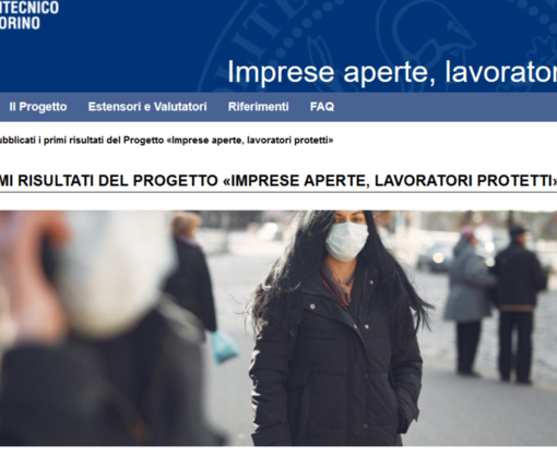 Il Piemonte guarda alla Fase 2: online i primi risultati del Poli, mentre dal 4 maggio potrebbero diventare obbligatorie le mascherine
