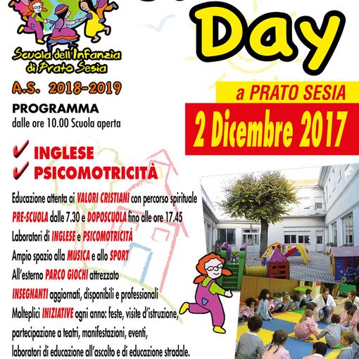 Open Day alla scuola d'infanzia di Prato Sesia