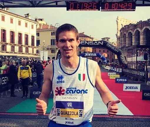 Quazzola e Carrera vanno forte alla Giulietta e Romeo Half Marathon