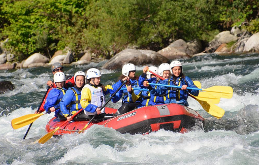 Studenti da tutta Italia per il rafting sul fiume Sesia