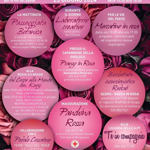 Rassa in Rosa 2024: si celebra la donna fra arte, natura e benessere.