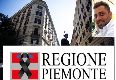 La Regione Piemonte si stringe alla famiglia del brigadiere Mario Cerciello Rega e all’Arma dei Carabinieri