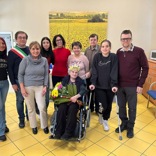 102 candeline per Nonna Adriana Mostini
