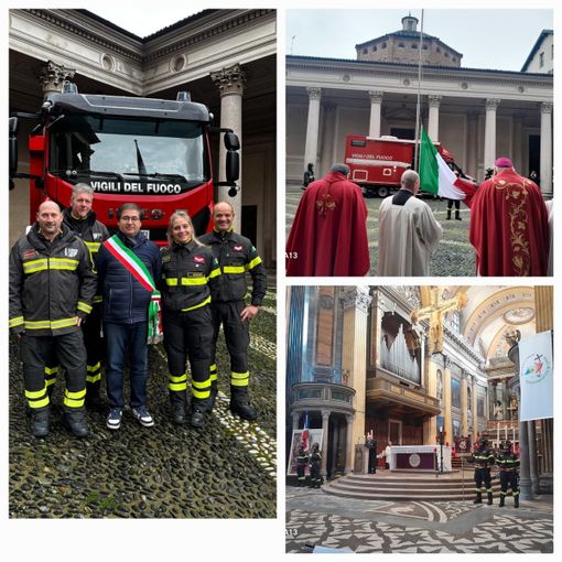 Valsesia, un grazie ai Vigili del Fuoco: celebrata a Novara la festa di Santa Barbara