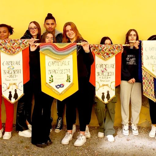 IIS Lancia, stendardi e borsa di studio del carnevale