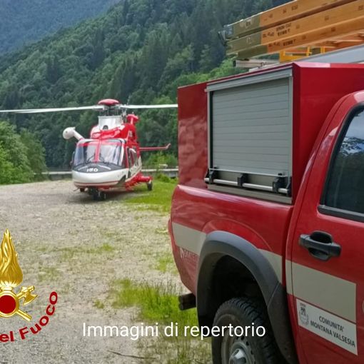 Disperso ad Alagna: intervengono i Vigili del Fuoco.