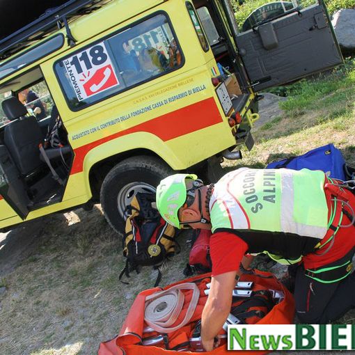Escursionista si infortuna vicino al Santuario del Cavallero, 118 e Soccorso Alpino a Coggiola (foto di repertorio)