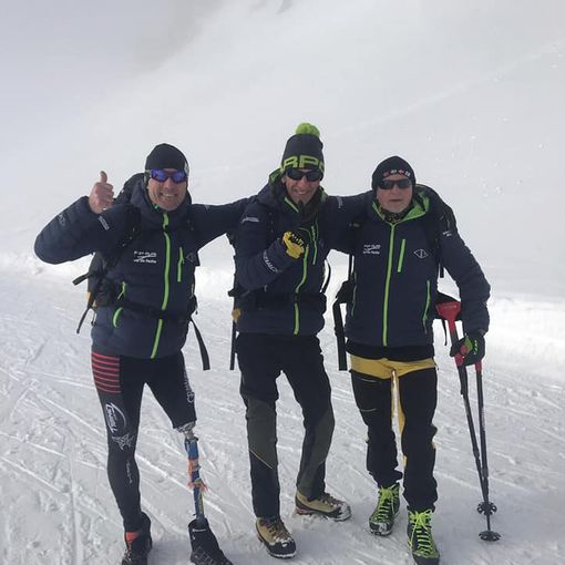 Il Team Tre Gambe alla conquista del Passo dei Salati