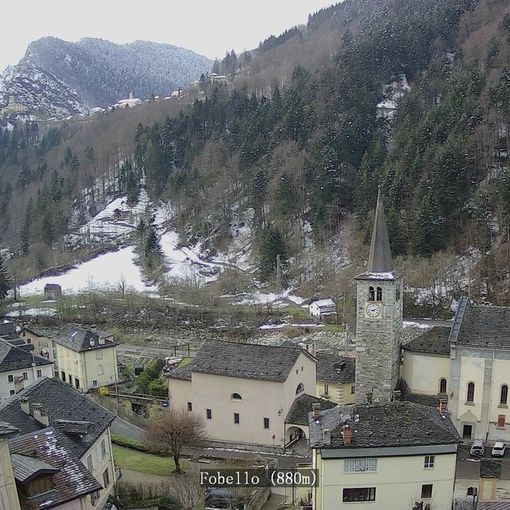 Fobello: Installata una webcam con vista sul paese