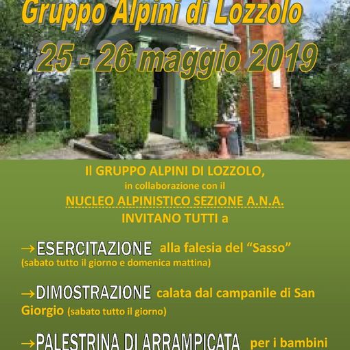 Gli Alpini di Lozzolo a festa per gli 80 anni di fondazione