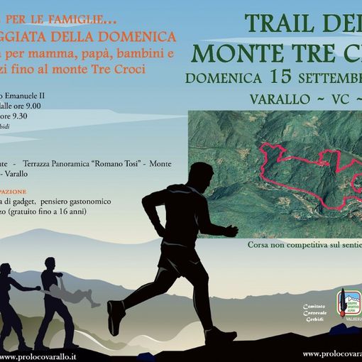 A Varallo torna il Trail Monte Tre Croci