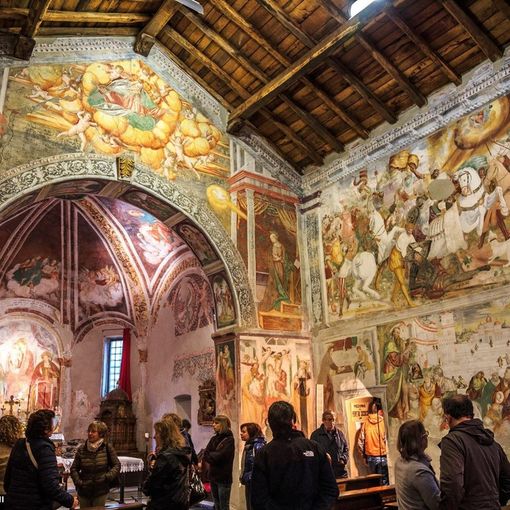 L'interno della chiesa San Marco a Varallo