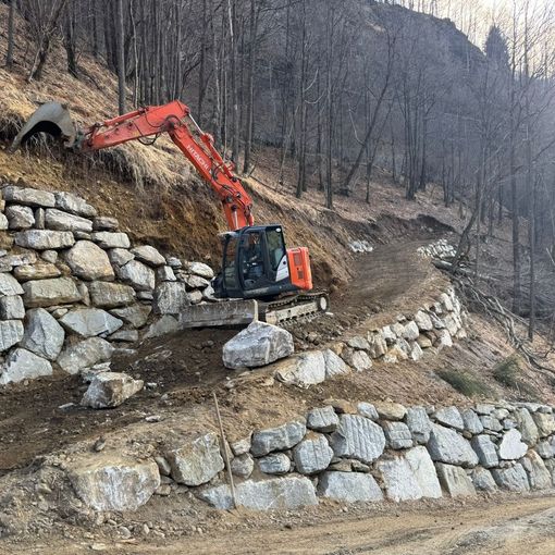 A Varallo partiti i lavori per la stada di Erbareti