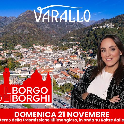 Varallo rappresenterà il Piemonte nella trasmissione Kilimangiaro in onda su Rai 3