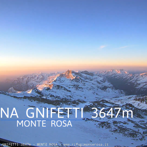 Riattivate le webcam della Capanna Gnifetti
