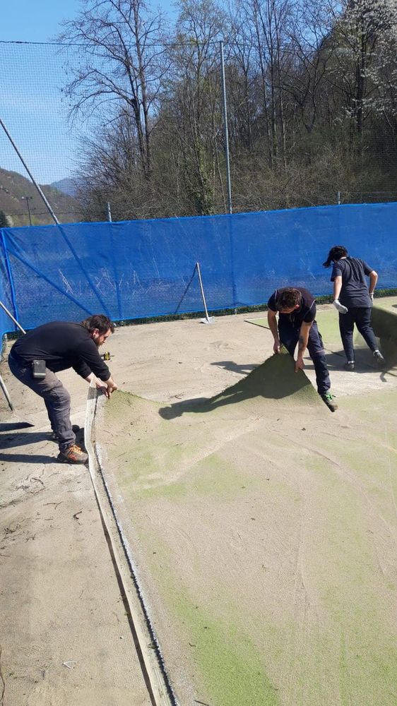 Quarona: Al via i lavori di rifacimento del campo da tennis