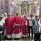 Doppia festa per Crevacuore: 90 anni degli Alpini e prima messa per don Sylvain Dufay (foto dalla pagina Facebook di Comune di Crevacuore)
