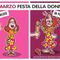 Festa della Donna: mimosa in pubblico e "mazzate" in privato - Illustrazione di Giovanni Cavallo