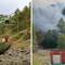 Incendio in Valsessera, situazione ancora critica: si difendono abitazioni e collegamenti