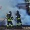 Dal Nord/Ovest: Incendio mezzo agricolo sulla Strada Statale SP 31 bis, Vigili del Fuoco