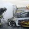 Auto in fiamme sull’A4 Auto in fiamme sull’A4