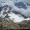 Vista dal rifugio Capanna Margherita, il più alto d'Europa a 4.554 metri di altitudine