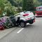 Auto fuori strada in località Vocca: Vigili del Fuoco e 118 collaborano per prestare soccorso - Foto VVF Varallo.