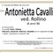 Antonietta Cavallini, ved. Rollino Antonietta Cavallini, ved. Rollino