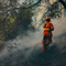 Incendio Monte Barone, inquinamento atmosferico: PM10 sopra la media - Foto AIB Bruzolo