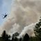 Incendio Monte Barone, 58 lanci tra elicottero e Canadair: fronte nella pineta FOTO archivio