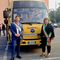 Pietrasanta: “Una giornata di comunità e orgoglio” per il primo scuolabus elettrico del Piemonte