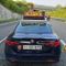 Gasolio sulla strada, nella vicina Valdilana un'auto finisce contro una colonnina elettrica (foto di repertorio)