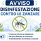 Disinfestazione contro le zanzare, interventi notturni in diverse vie del territorio comunale Disinfestazione contro le zanzare, interventi notturni in diverse vie del territorio comunale