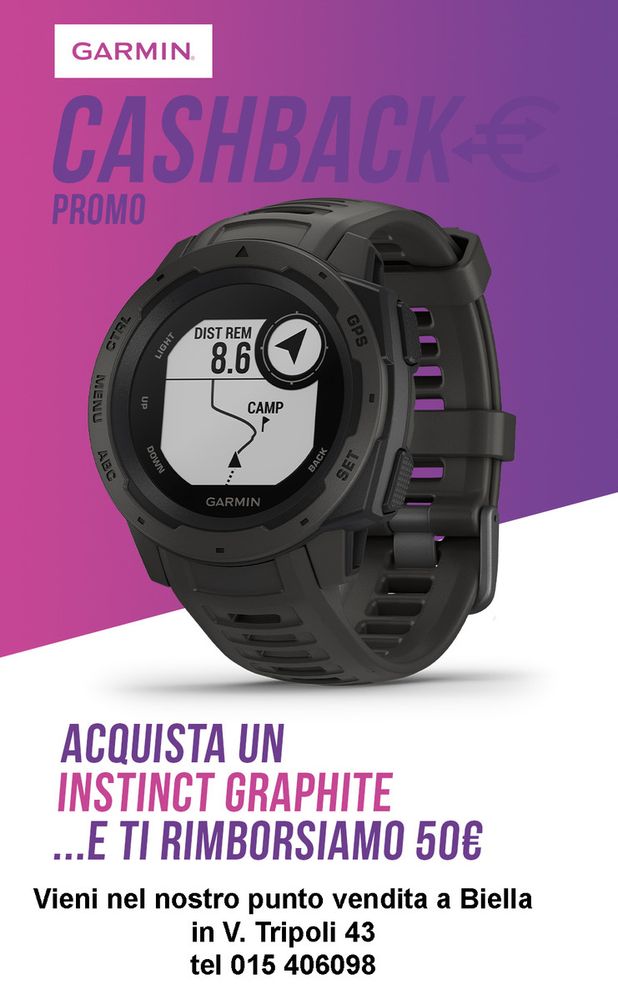 Voglia di praticare sport all'aria aperta? Con gli orologi Garmin puoi misurare le tue prestazioni