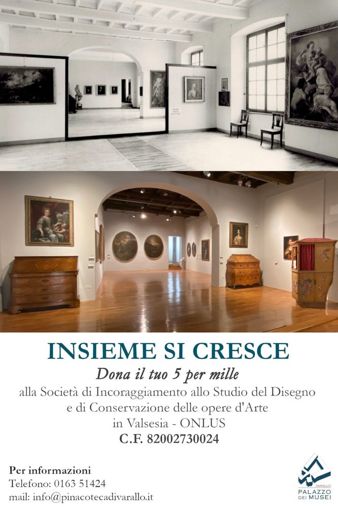 Varallo: Insieme si cresce, campagna 5x1000 per il Palazzo dei Musei Varallo: Insieme si cresce, campagna 5x1000 per il Palazzo dei Musei