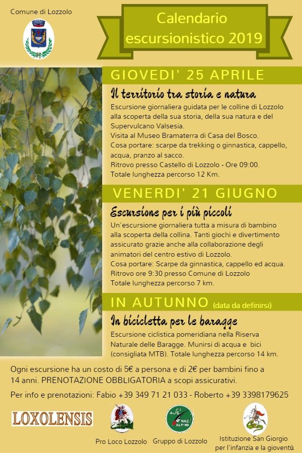 Tre gite a Lozzolo: alla scoperta del territorio tra storia, natura, sport e divertimento